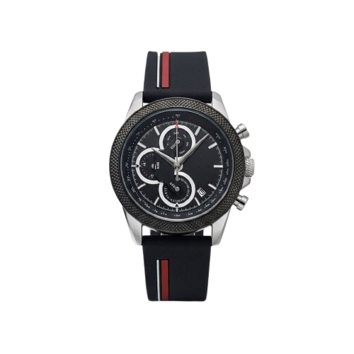Racing Design With Bold Black Dial