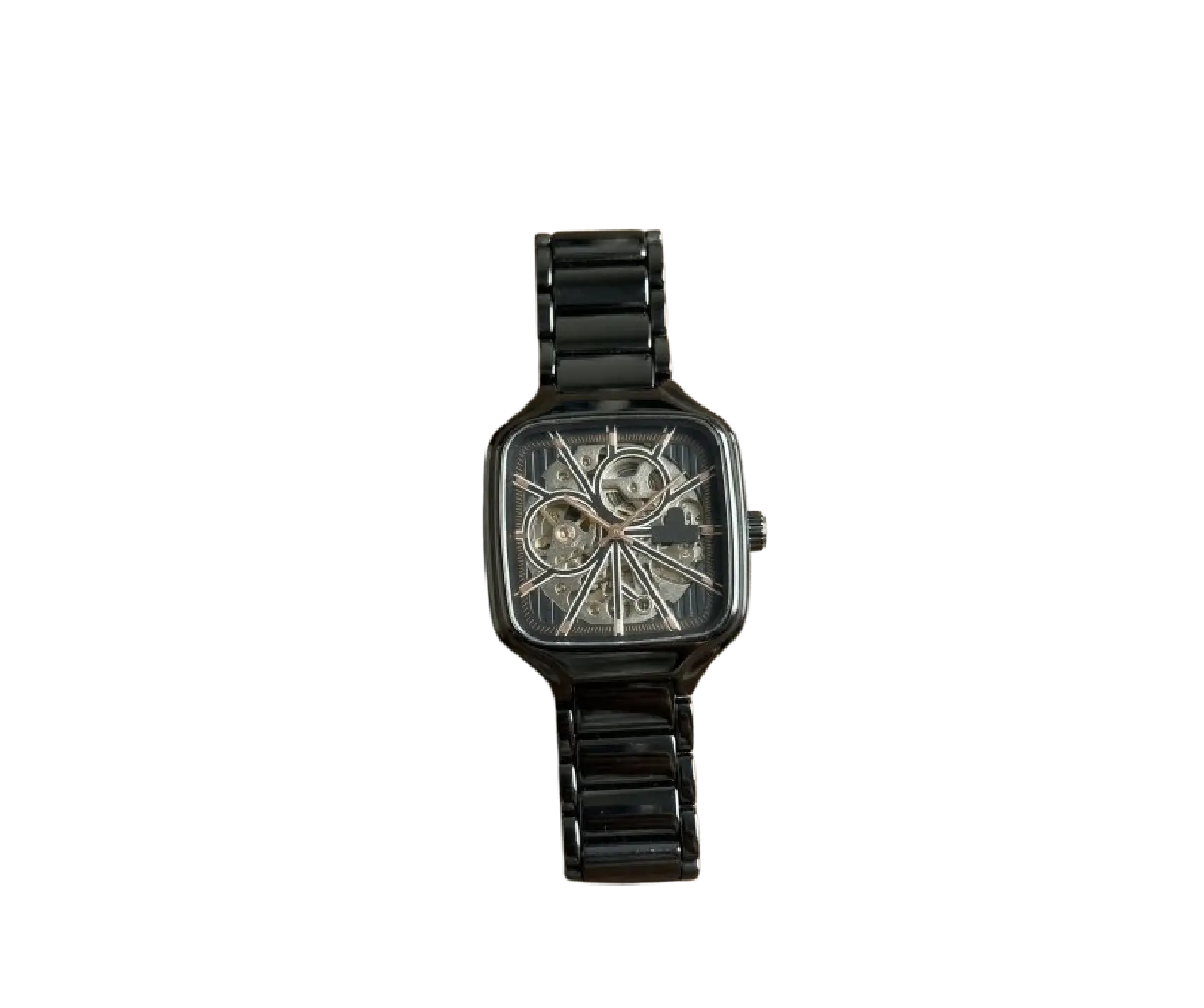 True Square Skeleton Black